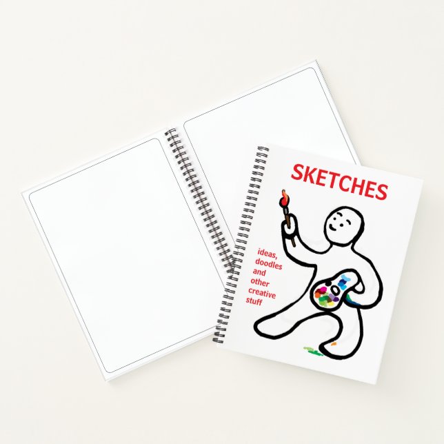 Künstlerskizzenbuch Notizbuch (Innenseite)