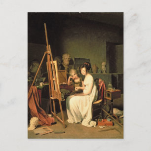 Künstlerstudio Postkarte