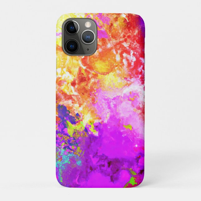 Künstliche Abstrakte Farbexplosionen Case-Mate iPhone Hülle (Rückseite)