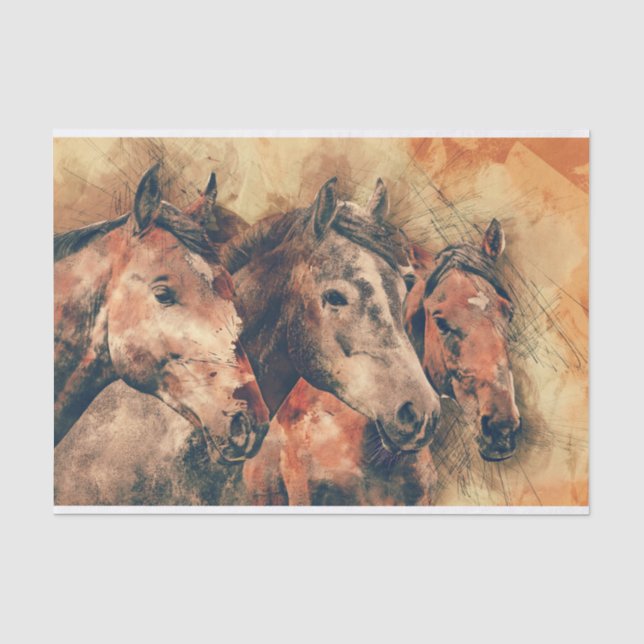 Künstliche Aquarellmalerei Seidenpapier (Vorderseite)