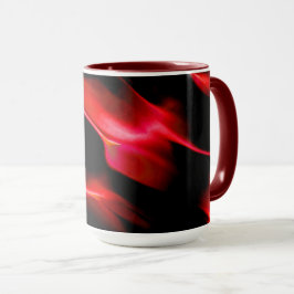 Künstliche Dünen in roter Schattierung Tasse