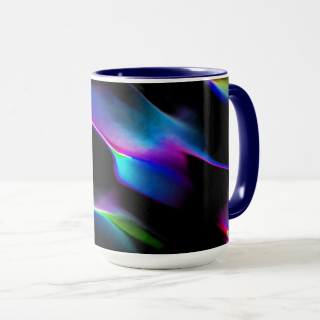 Künstliche Dünen in roter Schattierung Tasse (VorderseiteRechts)