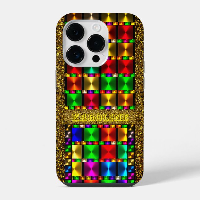 Kunstliche Eleganz iPhone 14 Pro Hülle (Rückseite)