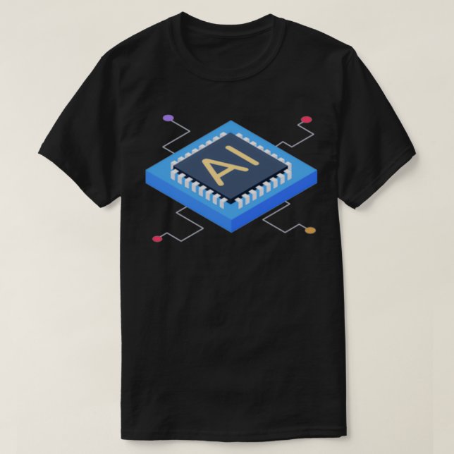 Künstliche Intelligenz AI Classic TShirt (Design vorne)
