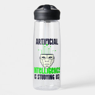 Künstliche Intelligenz beobachtet uns! Trinkflasche