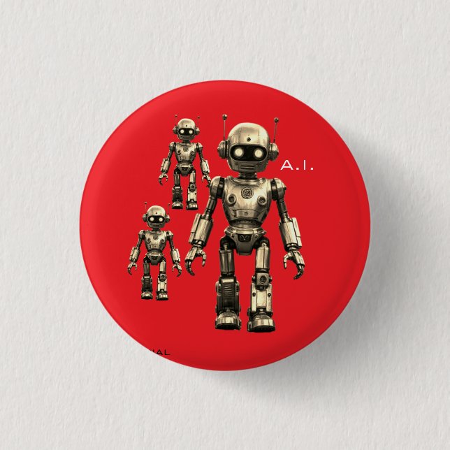 KÜNSTLICHE INTELLIGENZ BUTTON (Vorderseite)