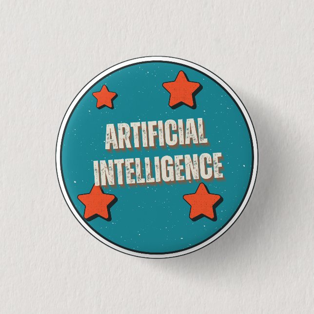Künstliche Intelligenz Button (Vorderseite)