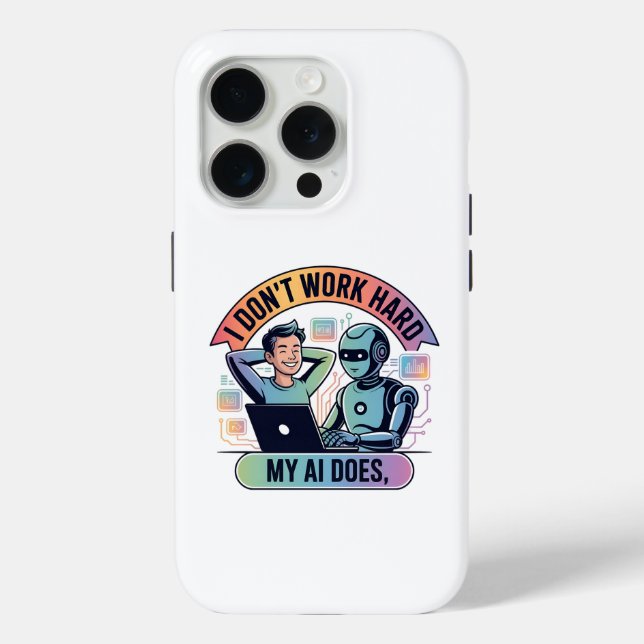 Künstliche Intelligenz funktioniert klüger Case-Mate iPhone Hülle (Rückseite)