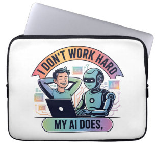 Künstliche Intelligenz funktioniert klüger Laptopschutzhülle