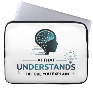 Künstliche Intelligenz Intelligentes Design Laptopschutzhülle