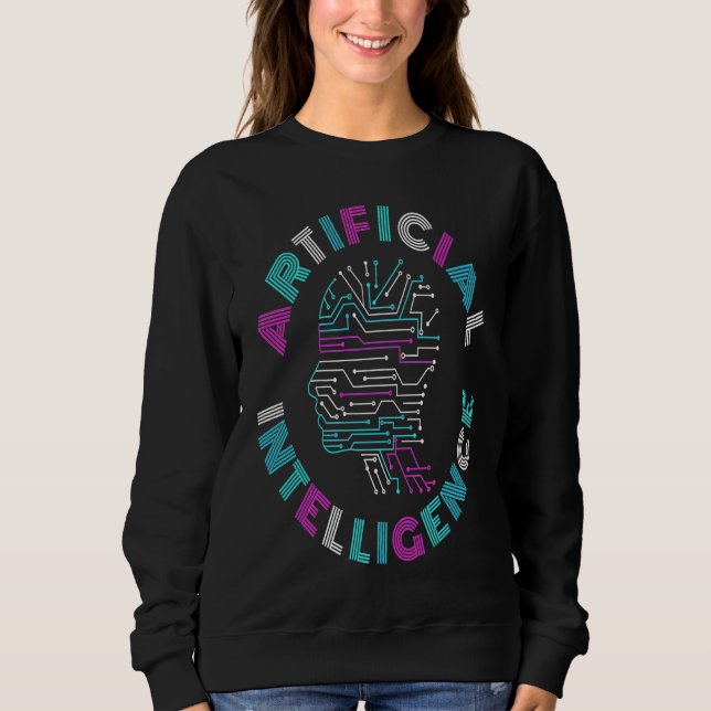 Künstliche Intelligenz KI Sweatshirt (Vorderseite)