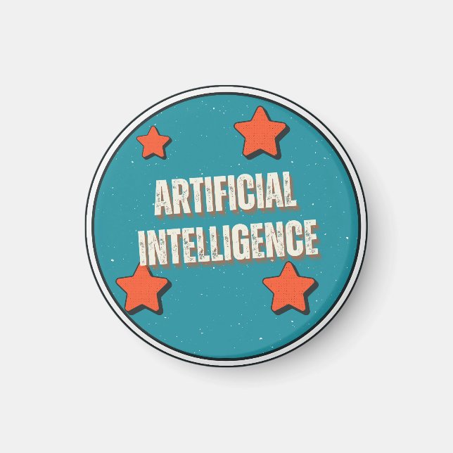 Künstliche Intelligenz Magnet (Vorne)