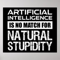 Künstliche Intelligenz Naturstupidität Funny