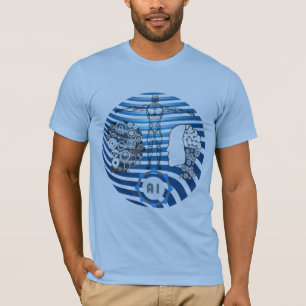 Künstliche Intelligenz, Roboter, Cyborg-Zukunft T-Shirt