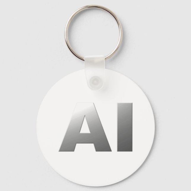 künstliche Intelligenz Schlüsselanhänger (Vorderseite)