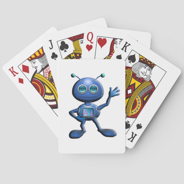Künstliche Intelligenz Spielkarten (Rückseite)
