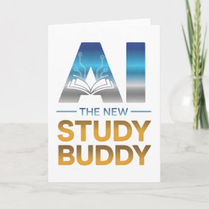 Künstliche Intelligenz Studienbuddy-Design Karte