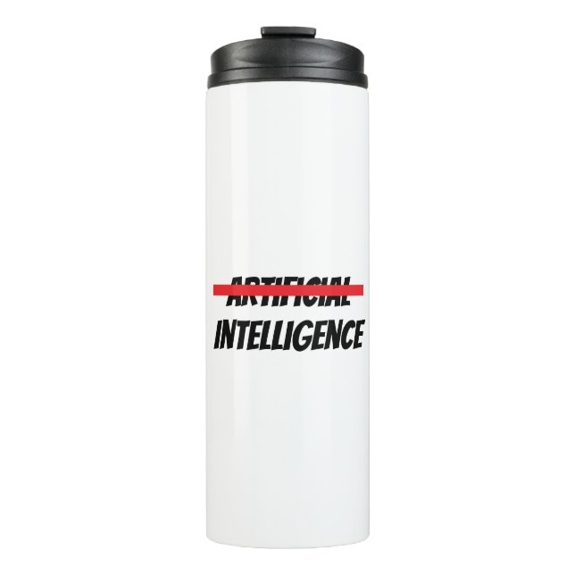 Künstliche Intelligenz Thermosbecher (Vorderseite)