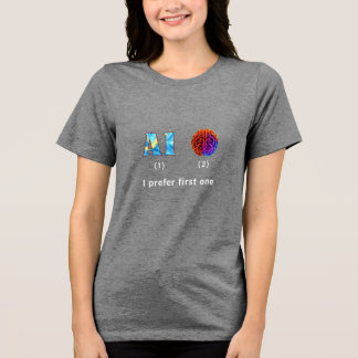 Künstliche Intelligenz Tri-Blend Shirt