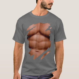 Künstliche Muskeln unter Halloween-Kostüm beste Mä T-Shirt