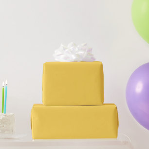 Künstliche Sonne Zitronengelb Frühling Sommer Farb Geschenkpapier