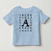 Künstlicher Buchstabe "A" Holzschnitt Holzblock