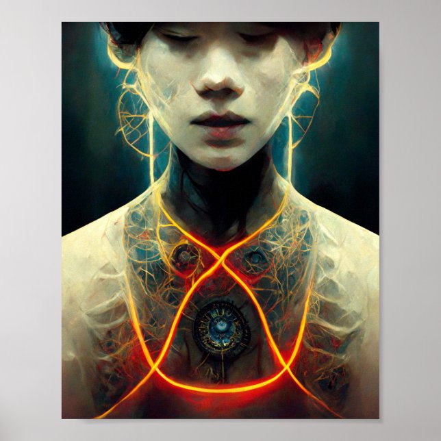 Künstliches Leben 5 Science Fiction Art Poster (Vorne)