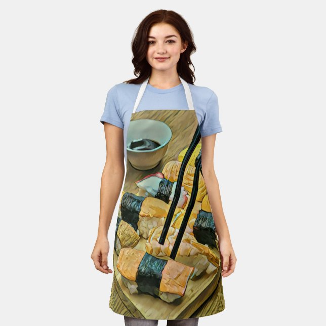 Kunstliebhaber Schürze (Getragen)