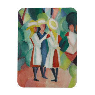 Kunstmagnete "Three Girls" Magnet