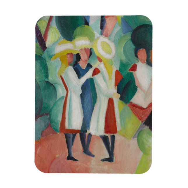 Kunstmagnete "Three Girls" Magnet (Vertikal)