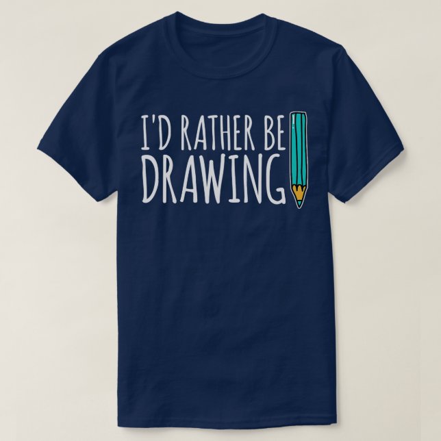 Kunstmaler, die Arti Gezeichnet haben T-Shirt (Design vorne)