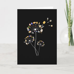 Kunstmalerei Leuchter Geschenk für Malliebhaber Karte