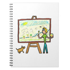 Kunstmalerei Notizblock