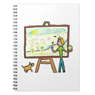 Kunstmalerei Notizblock