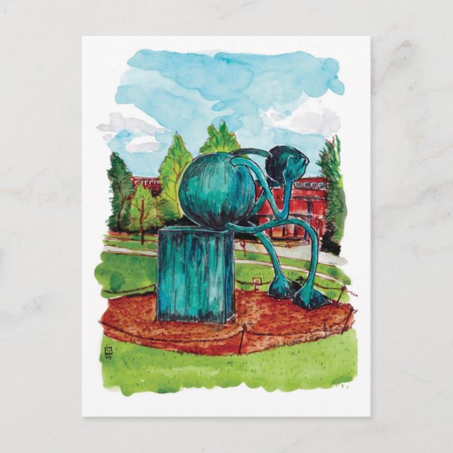 Kunstmuseum Delaware Postkarte (Vorderseite)