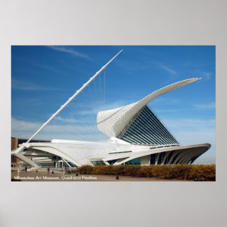 Kunstmuseum Milwaukee, Pavillon Quadracci Poster