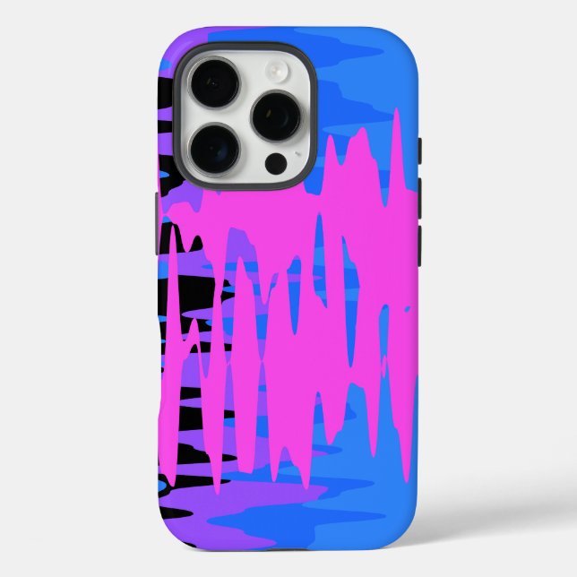 Kunstmuster-Design iPhone 16 Pro Hülle (Rückseite)