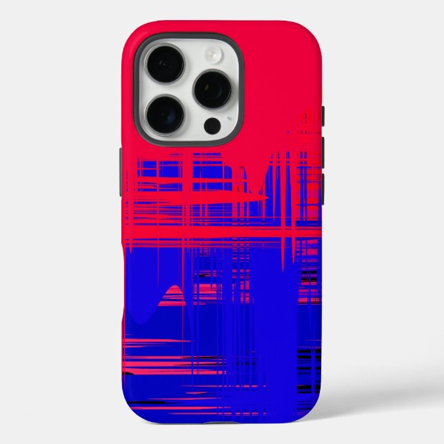 Kunstmuster-Design iPhone 16 Pro Hülle (Rückseite)