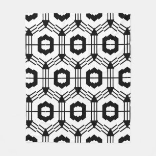 Kunstnahtloses Muster. Vintager geometrischer Hint Fleecedecke