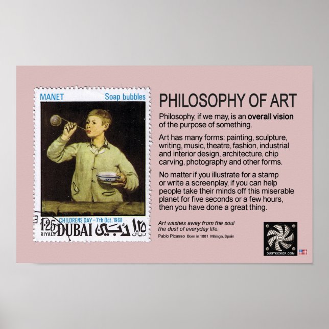 KUNSTPHILOSOPHIE POSTER (Vorne)