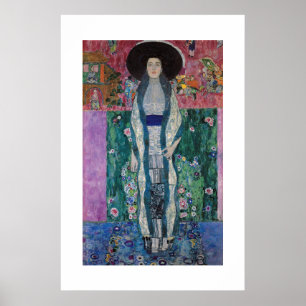 KUNSTPLAKAT: GUSTAV KLIMT: ADELE BLOCH-BAUER 1912 POSTER