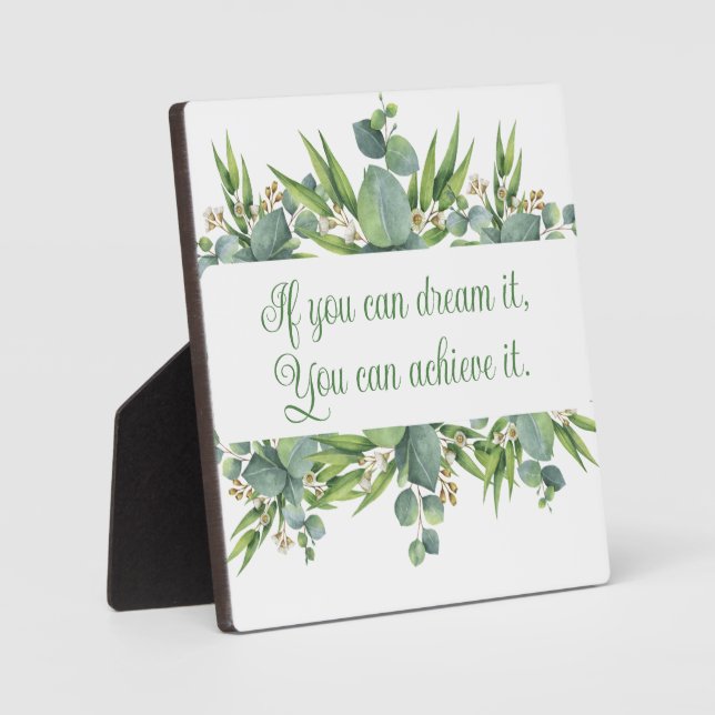 KunstPlaque mit Inspiration Fotoplatte (Vorderseite)