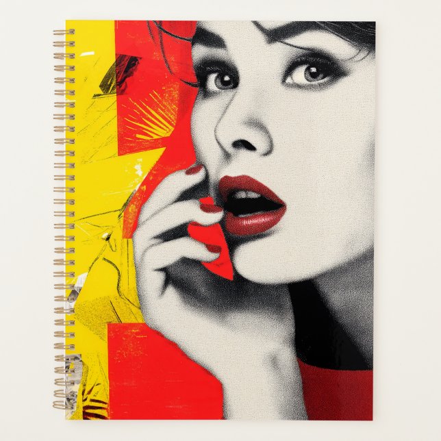 Kunstportrait mit zwei Pop Planer (Vorderseite)