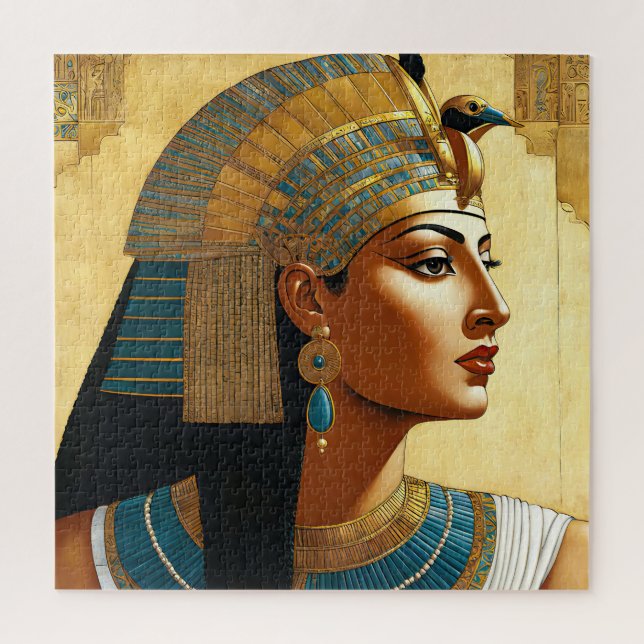 Kunstportrait von Cleopatra (Vertikal)