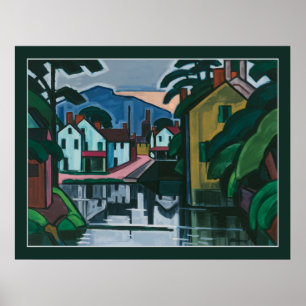 Kunstposter "Old Canal Port" Poster