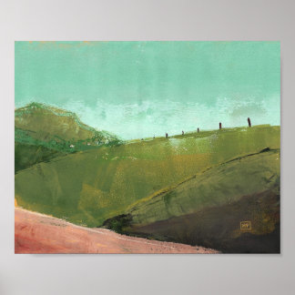 Kunstposter Rolling Countryside Poster