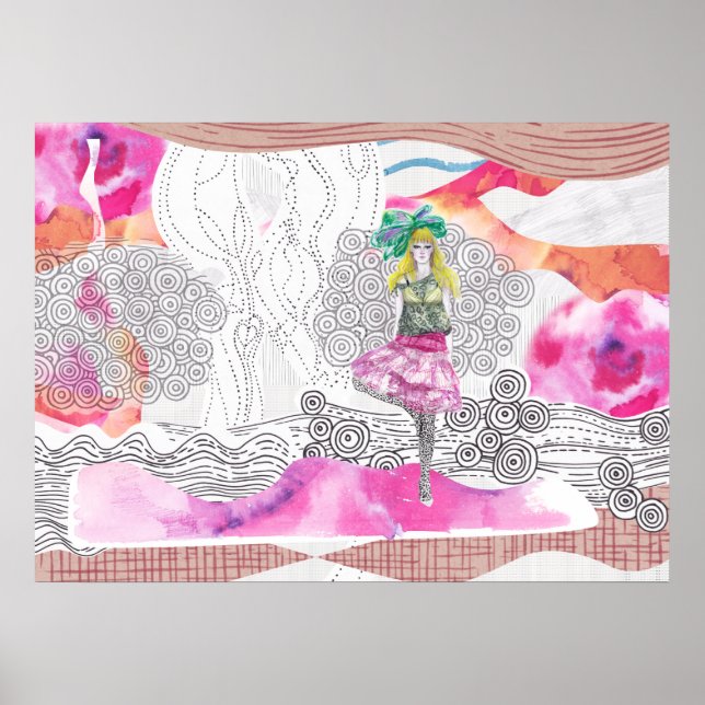 Kunstposter zur Illustration Poster (Vorne)