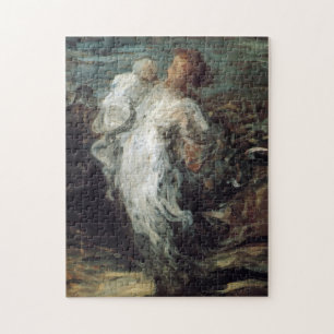 Kunstpuzzle "Mutter mit Kind"