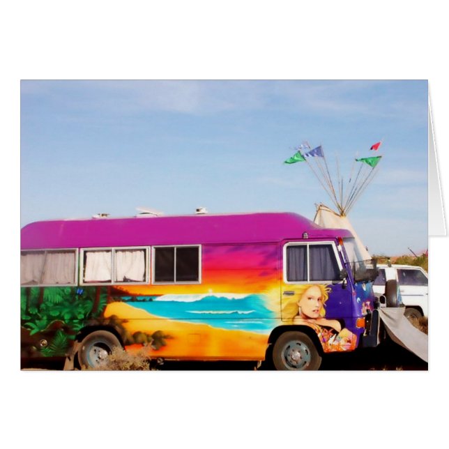 Kunstradkarte (Vorderseite (Horizontal))