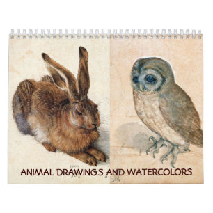 KUNSTSAMMLUNG/Tierzeichnungen 2017 Kalender